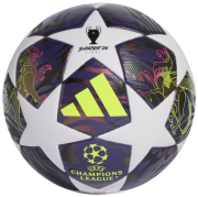 Adidas Fußball UCL UEFA Champions League Final League J350 dark purple/white/solar yellow Gr. 5